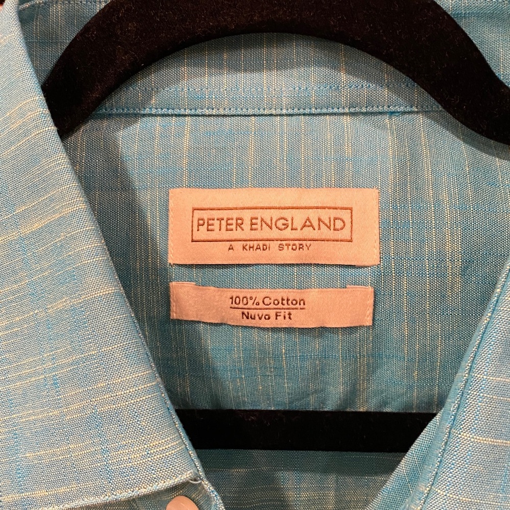 PETER ENGLAND Short Sleeve Shirt 42cm - Picture 2 of 10